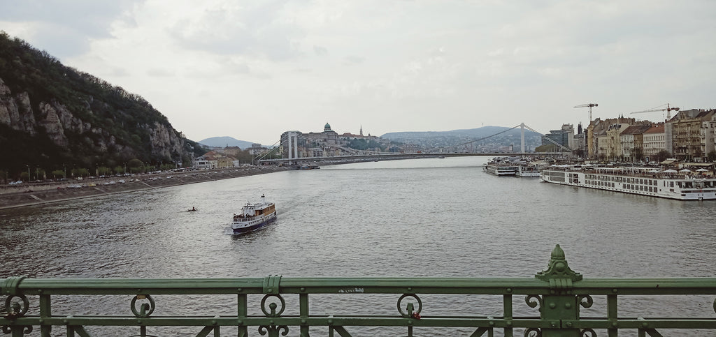 Danube river in Budapest city