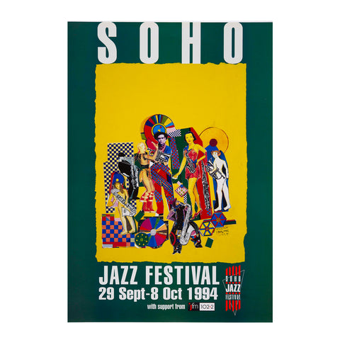 Paolozzi Soho Jazz Festival poster