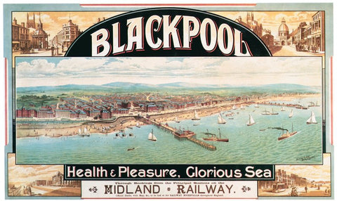 Blackpool poster, 1890