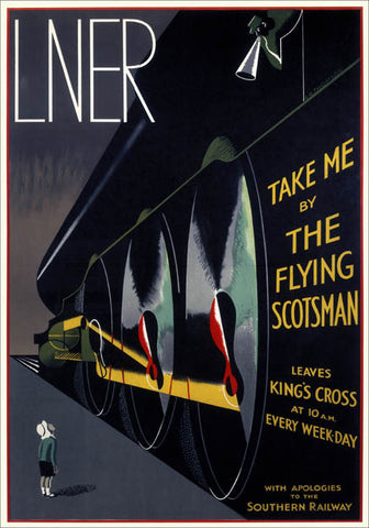 LNER parody poster, 1932