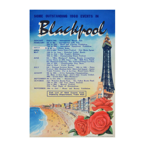 Blackpool poster, 1968
