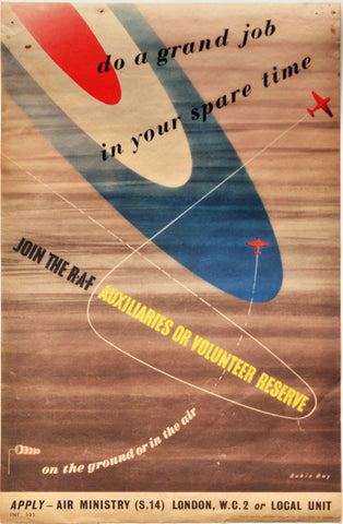 Original Robin Day RAF recruitment poster
