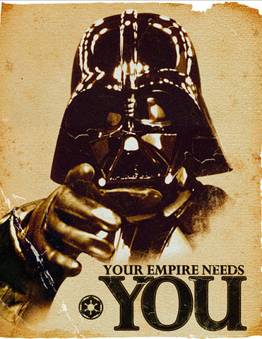 Dearth Vader paradoy of Your Country Needs YOU. c.2010
