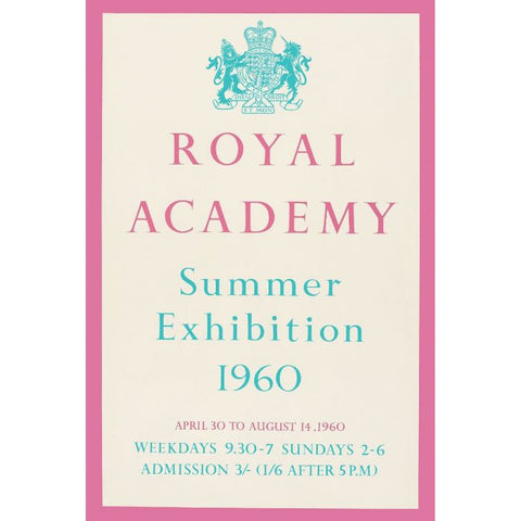 RA Summer Exhibition poster, 1960