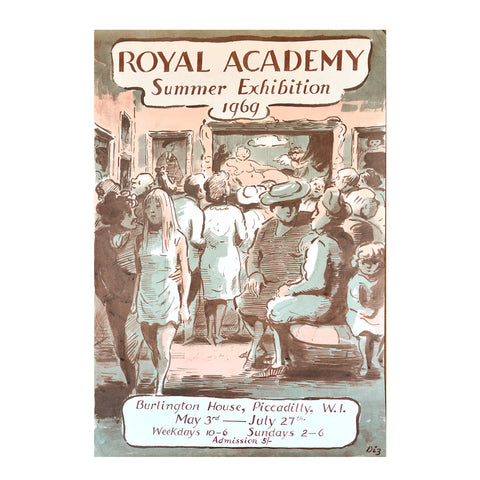 Royal Academy Summer Exhibition poster, 1969