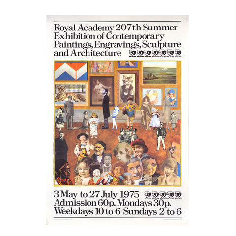 Royal Academy Summer Exhibition poster, 1975