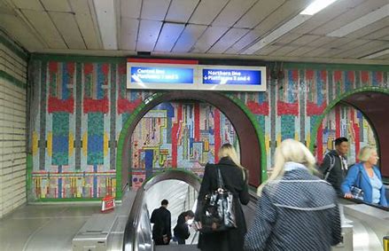 Tottenham Court Road, Paolozzi mosaics