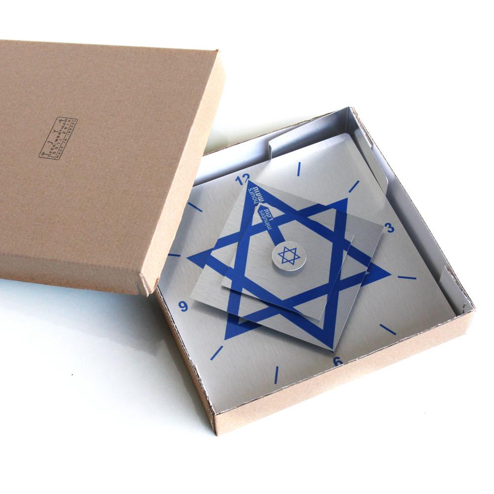 שעון השכבות ( סינדרלה) דגם: מגן דוד - אופק ורטמן מתנות ישראליות מקוריות