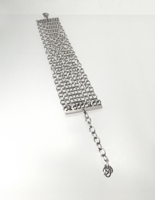 Stainless Steel Chain Bracelets by Melissa Osgood
