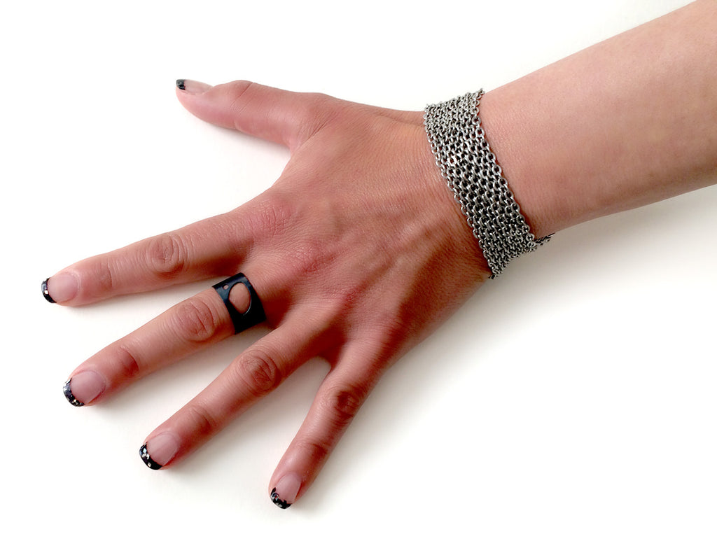 Stainless Steel Chain Bracelets by Melissa Osgood