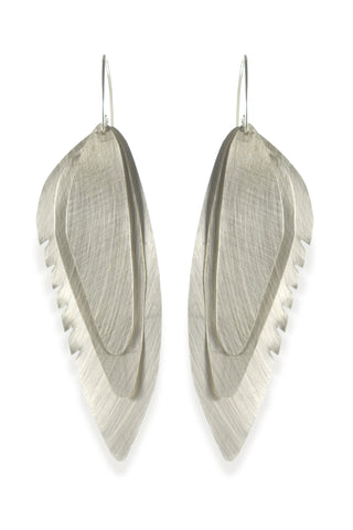 Large Wingfeather Earrings by Melissa Osgood