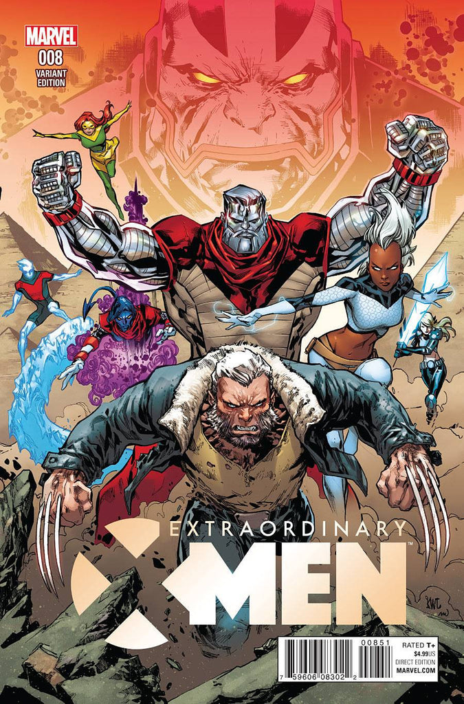 EXTRAORDINARY X-MEN #8 LASHLEY CONNECTING A VAR AW COVER