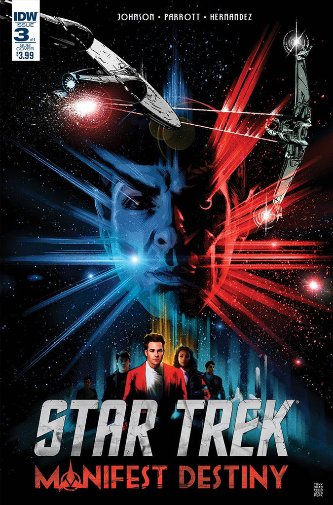 STAR TREK MANIFEST DESTINY #3(OF 4) SUBSCRIPTION VAR COVER