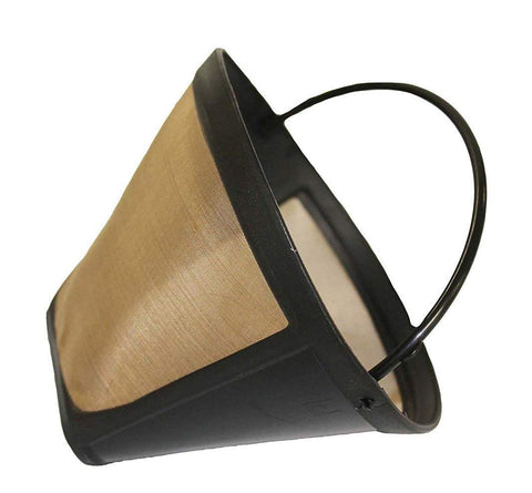 Reusable gold tone #4 metal coffee filter