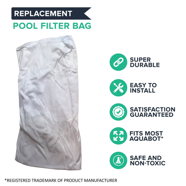 Pool Cleaner Replacement Filter Bag 70 Micron Fits Perfect & Reusable 