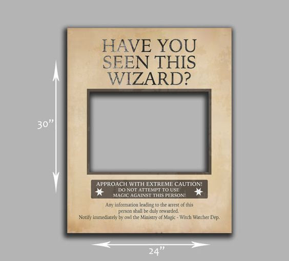 Have you seen this wizard, Printable DIY Poster Frame Pixels and Pine