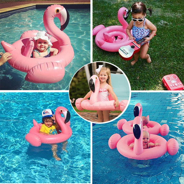 flamingo float baby