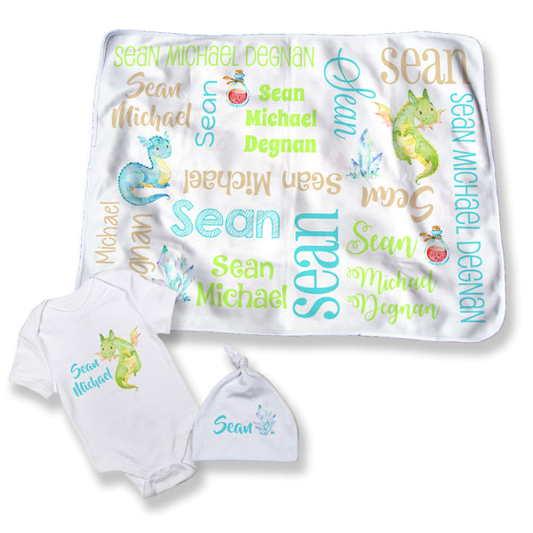 large personalized baby blankets