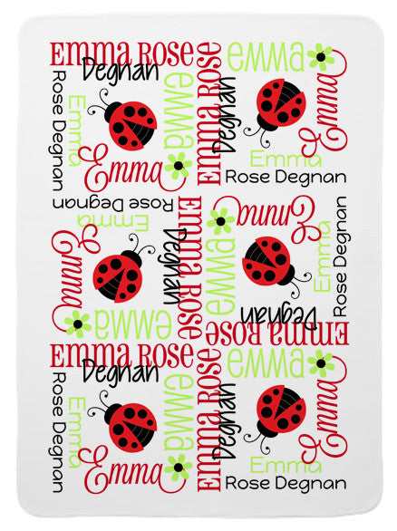 ladybug baby blanket