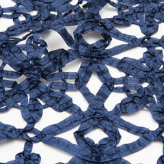 NUNO Over-Tunic: "Bobbin Flowers" (Blue, Size 1)