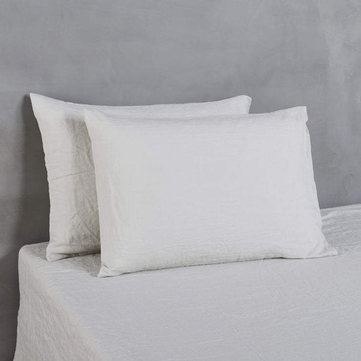 Housewife Linen Pillowcases Stone Grey (set of 2)