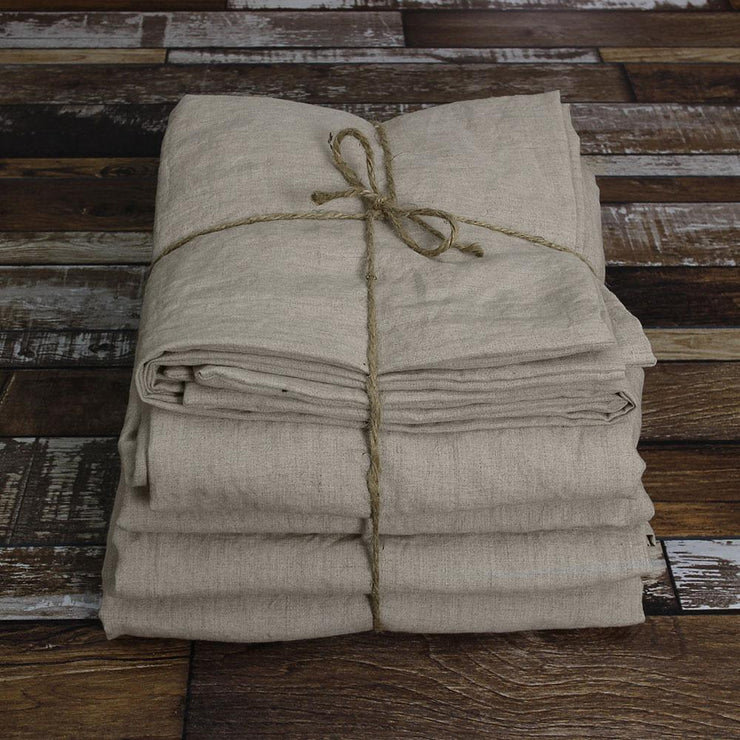 100 % Linen Sheets Set in Natural