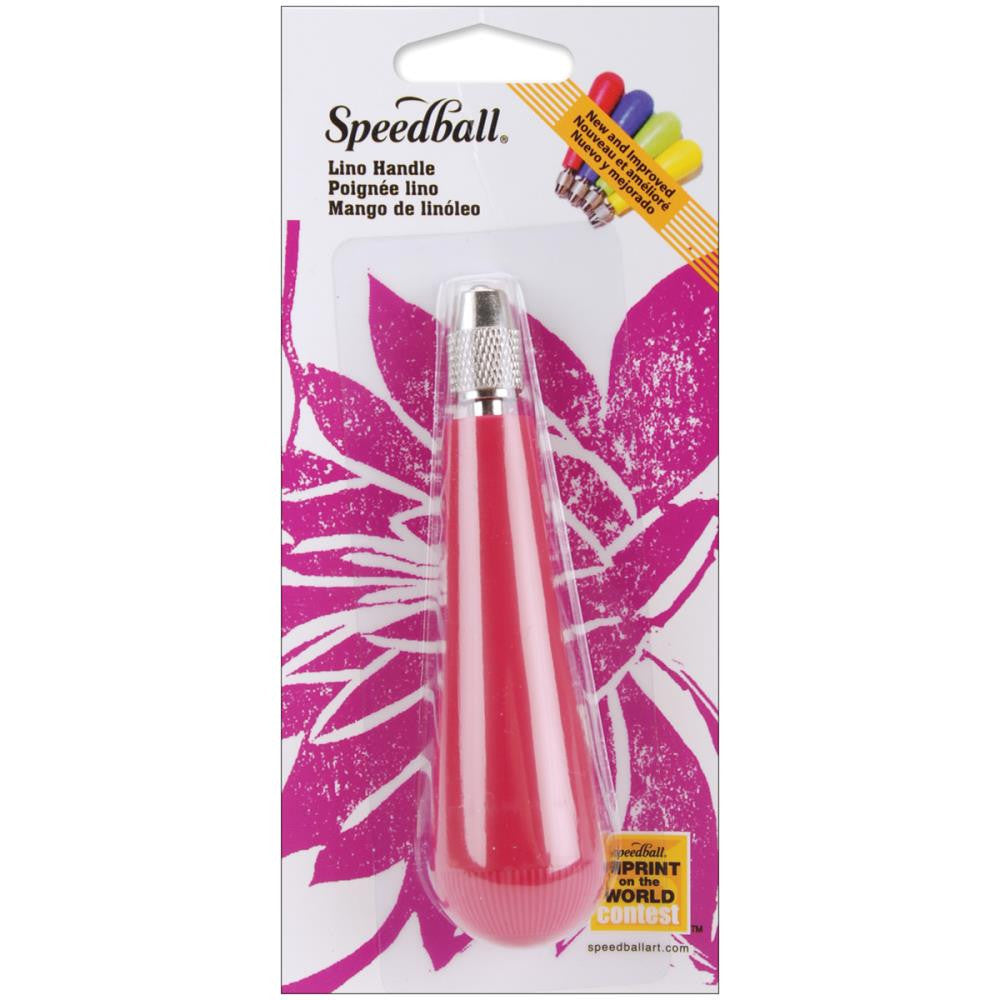 Red Speedball Lino Handle 1/Pkg - Artified Shop