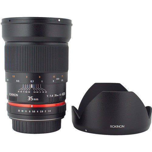 Rokinon 35mm f/1.4 Lens for Canon Cameras 