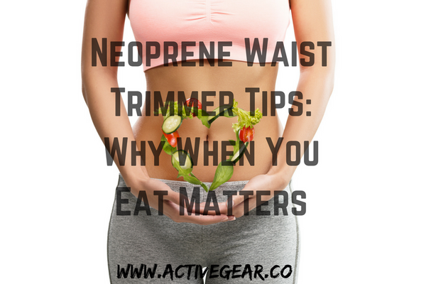 Neoprene waist trimmer, belly fat burner belt