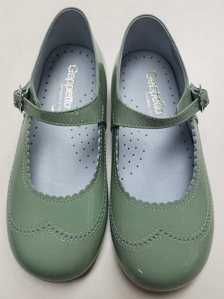 green mary jane shoes
