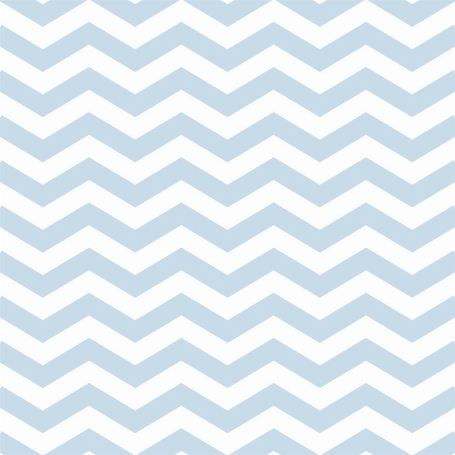 Chevron Backdrop in Sky Blue