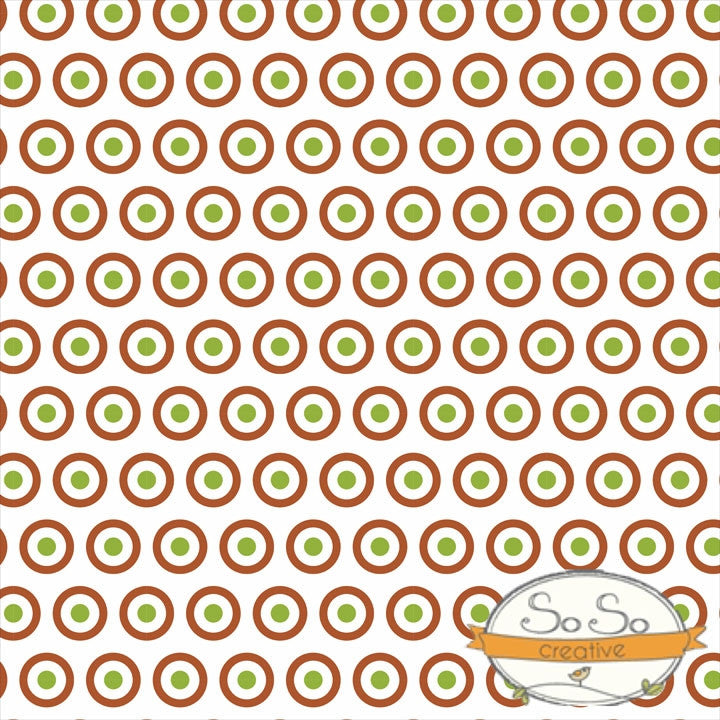 Holiday Backdrop Green and Red Circles
