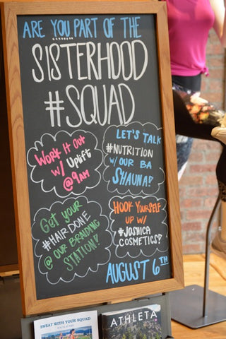 Sisterhood Squad Event lineup
