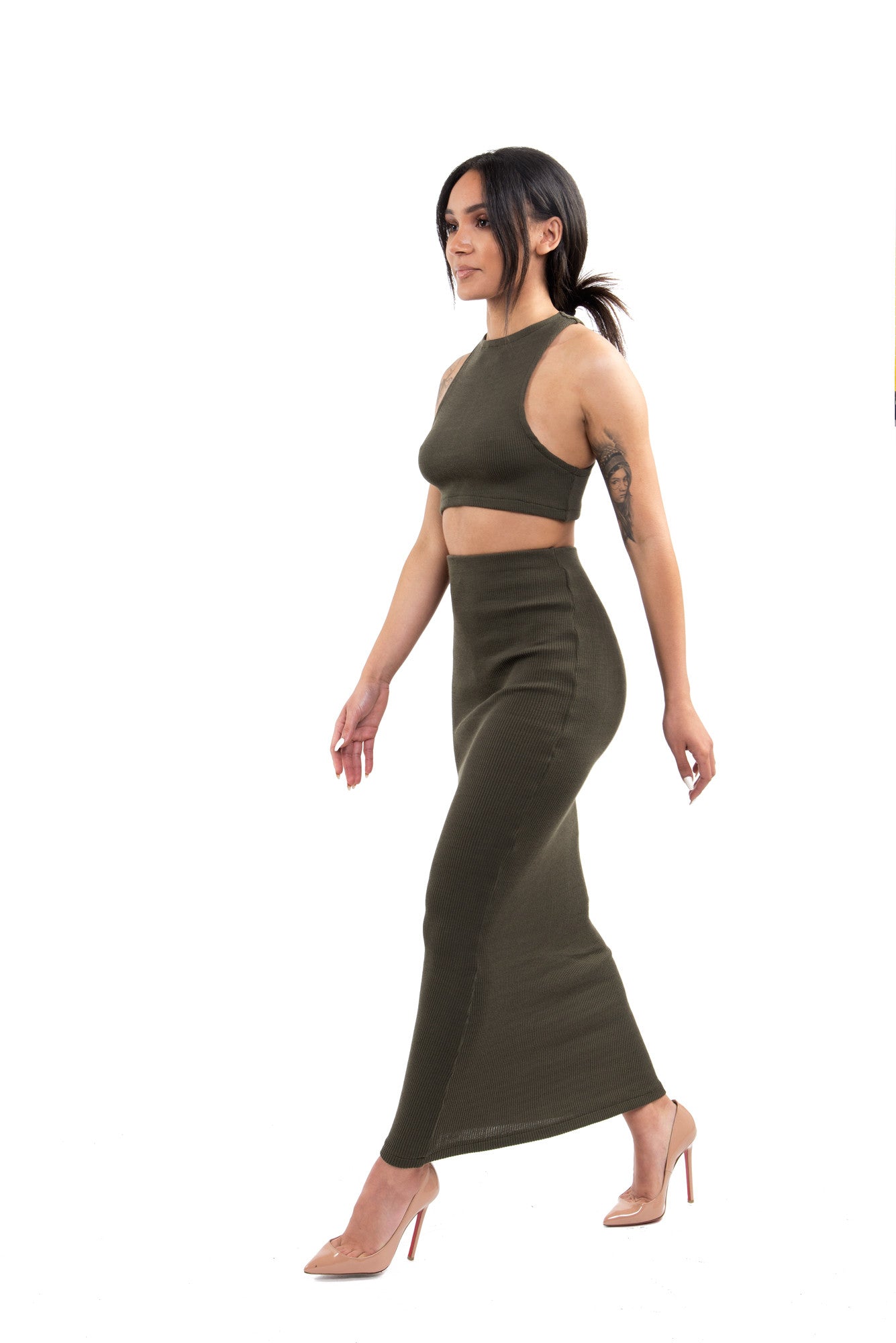 RACER Two-piece in Khaki