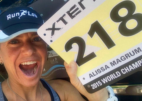 dryrobe Xterra Tri racing world champion Alissa Magrum