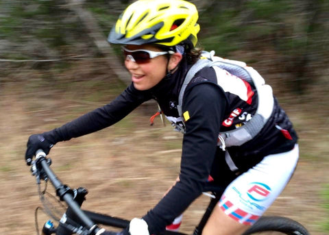 dryrobe cyclist Alissa Magrum dryrobeterritory