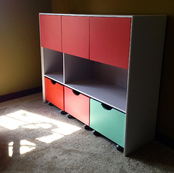 large toy storage cupboard