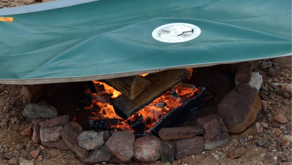 campfire safety system tarp by campfire defender