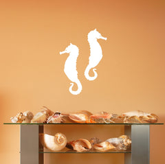 Seahorse Style A Set of 2 Vinyl Wall Decals