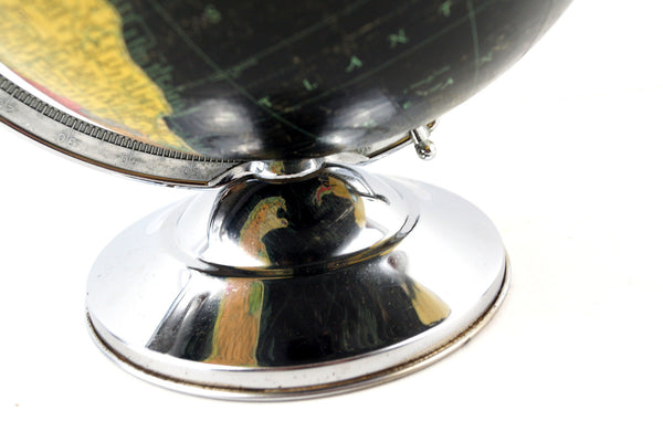 Vintage Replogle Starlight World Globe With Black Oceans 12 Diameter Thirdshiftvintage Com