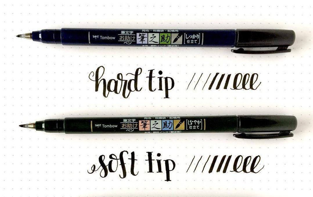 tombow soft tip