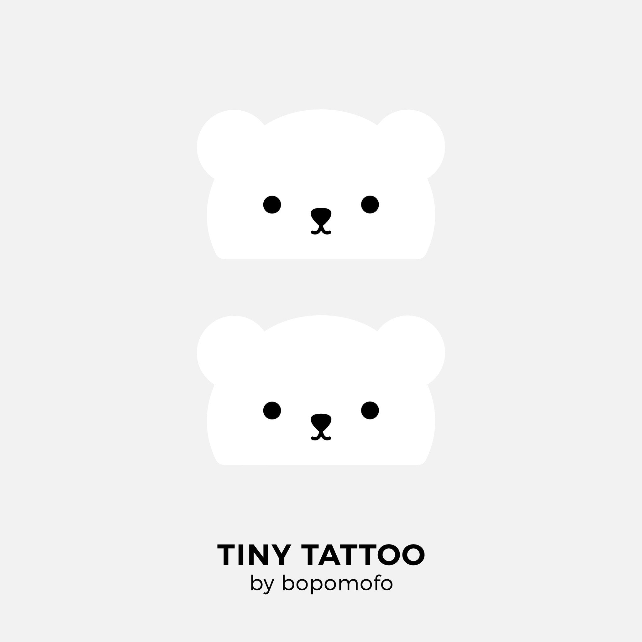 baby bear tattoos