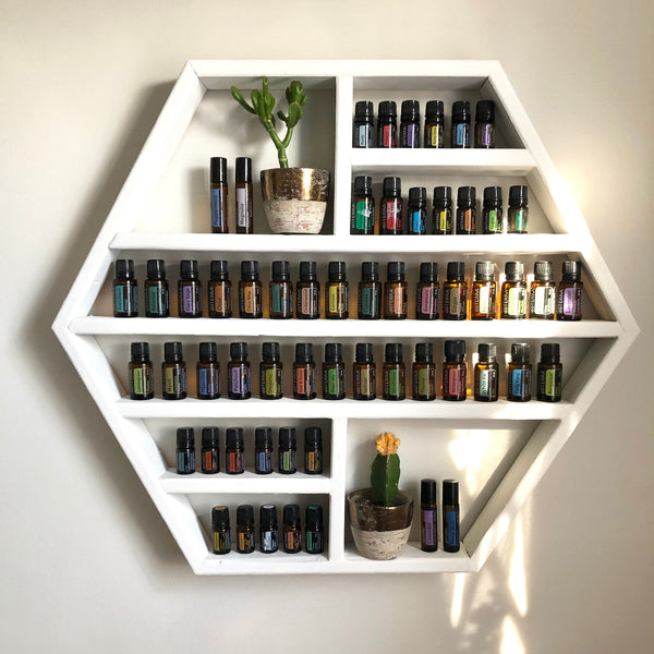 Hexagon Shelves Wooden