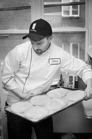 Our breads are prepared and baked in house every day at Chez Lévêque