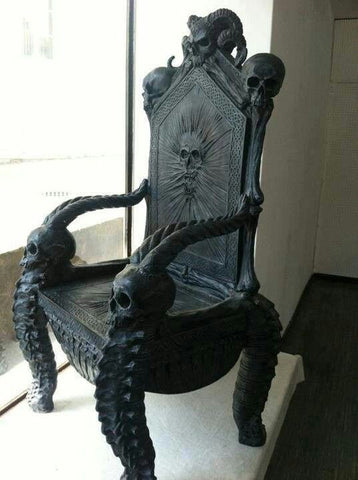 Gothic Skull Chair