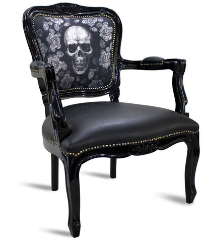 Wooden Skull Chair