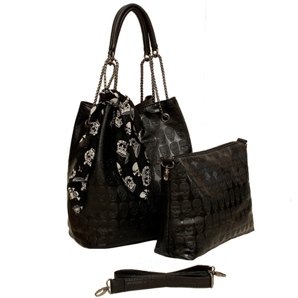 skull shoulder bag