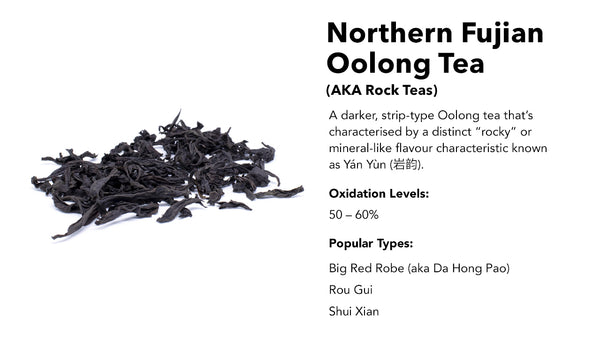 Northern Fujian Oolong tea aka Wuyi Rock tea