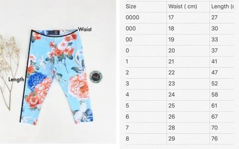 Toots Kids floral leggings