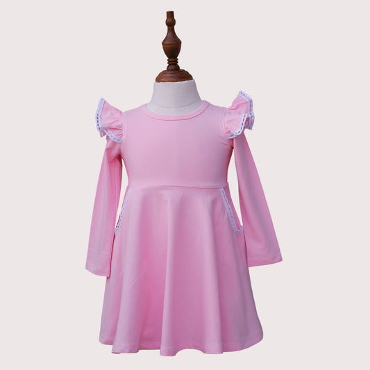 pink twirly dresses
